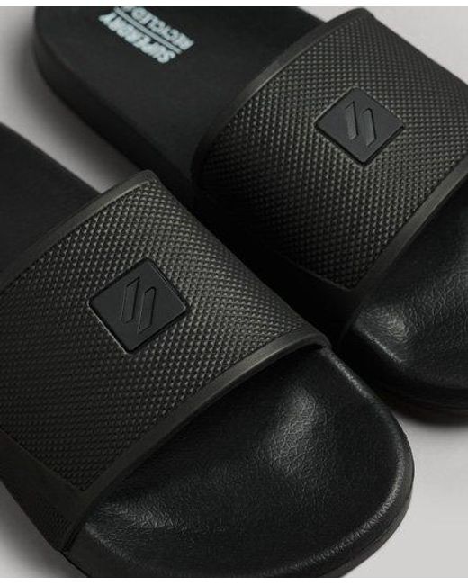 Superdry Black Code Tech Sliders for men