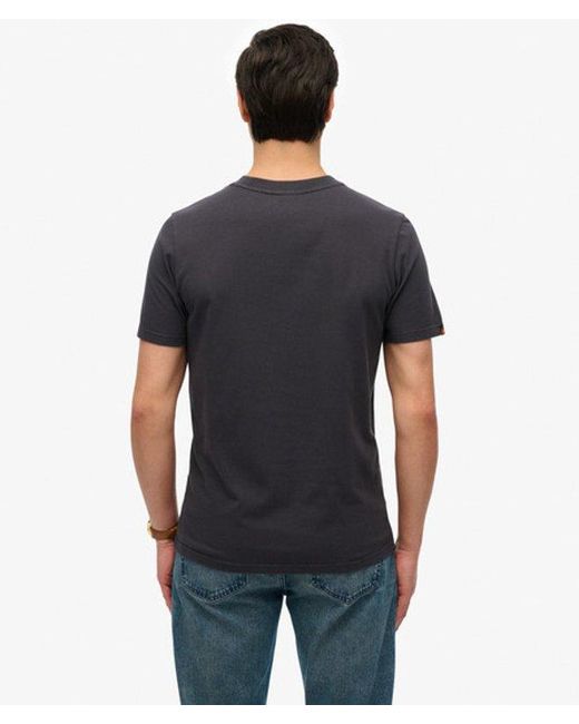 Superdry Blue Vintage Logo Tokyo Relaxed T-Shirt for men