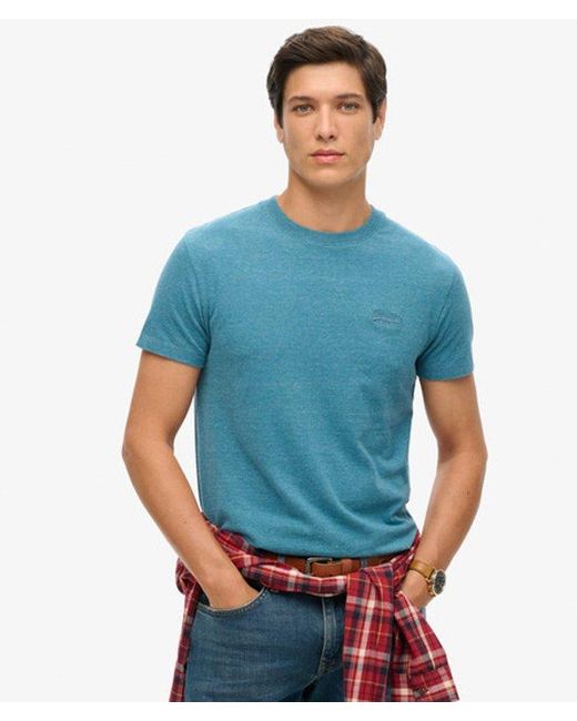 Superdry Blue & Co Essential Logo T-shirt for men