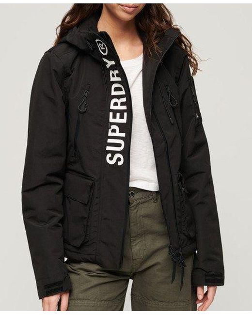 Veste à capuche ultimate sd-windcheater Superdry en coloris Black