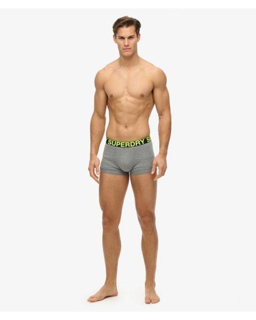 Superdry Triopak Slips in het Green voor heren