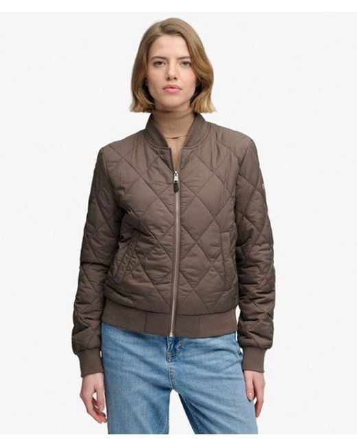 Superdry Brown & Co Liner Bomber Jacket