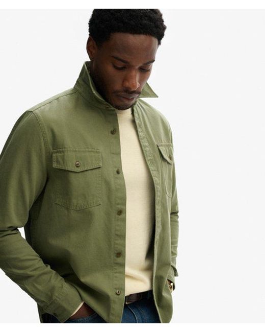 Superdry Green & Co The Merchant Store- Frontier Shirt for men