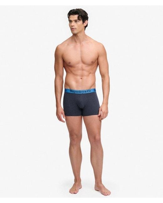 Superdry Blue Co Trunk Triple Pack for men