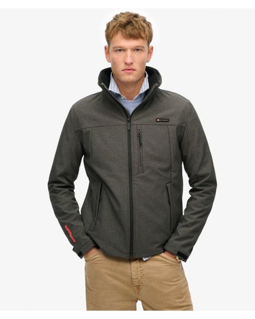 Superdry Gray & Co Marl Ripstop Trekker Jacket for men