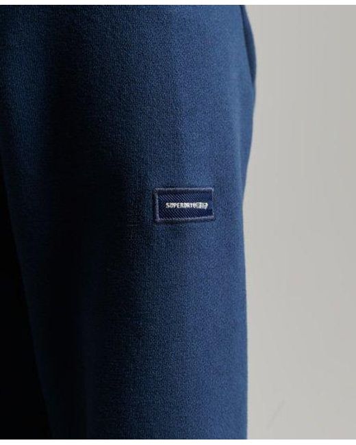 Superdry Blue Core Logo Hoodie Nautical