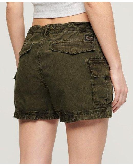 Superdry Green Cargo Shorts
