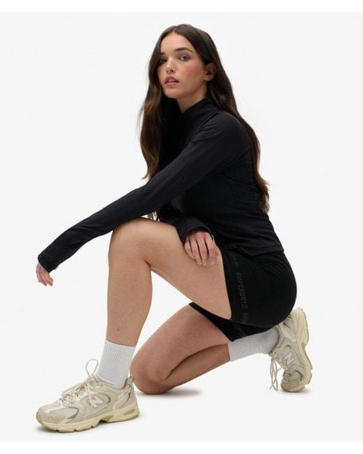 Superdry Black & Co Active Tech Cycle Shorts