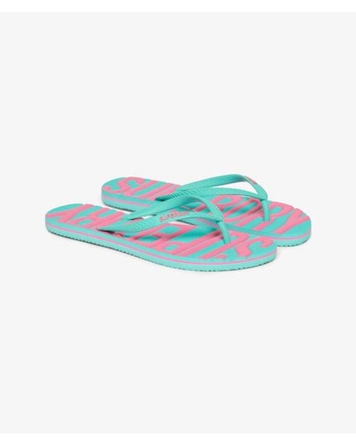 Superdry Blue & Co Vintage Flip Flops