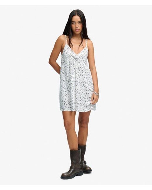 Superdry White & Co Textured Woven Cami Dress