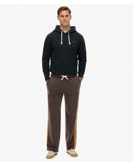 Superdry Black & Co Athletic Fives joggers for men