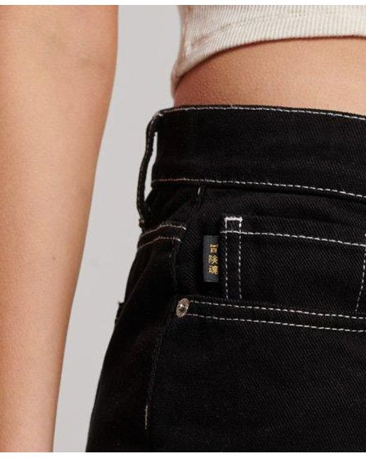 Superdry Black Workwear Mini Skirt