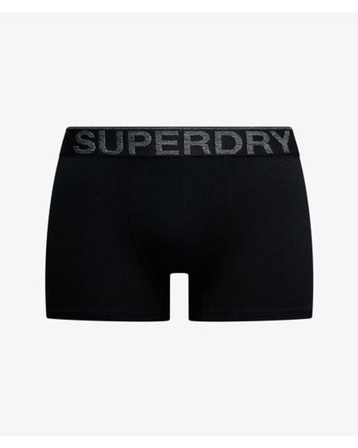 Superdry Black & Co Trunk Triple Pack for men