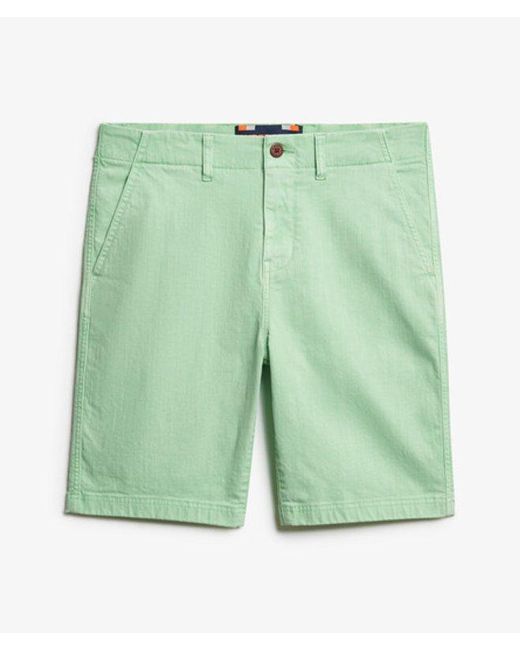 Superdry Green & Co Vintage International Chino Shorts for men