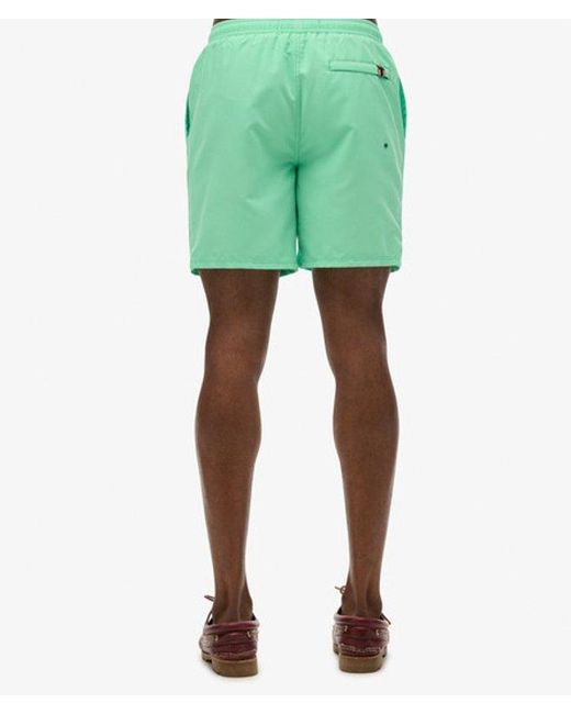 Superdry Green & Co Sport Graphic 17-inch Swim Shorts for men