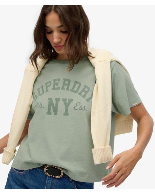 Superdry Green & Co Athletic Essentials Loose T-shirt