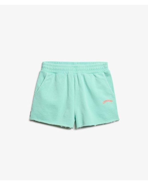 Superdry Green & Co Essential Logo Garment Dye Shorts