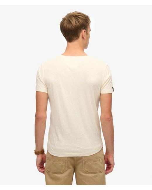 Superdry White & Co The Merchant Store - Short Sleeve Henley Top for men