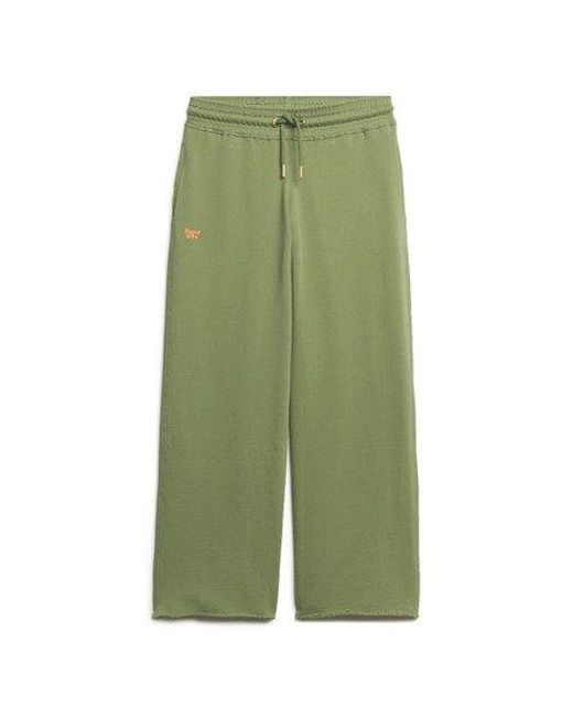 Superdry Green Essential Logo Straight joggers