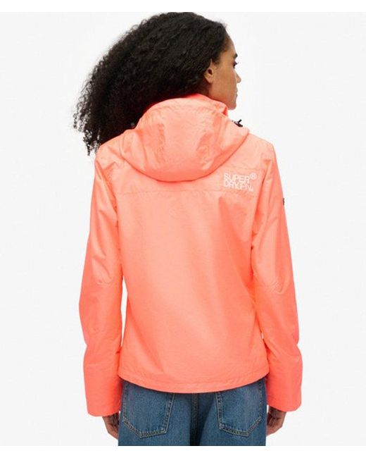 Superdry Red Hooded Mountain Windbreaker Jacket