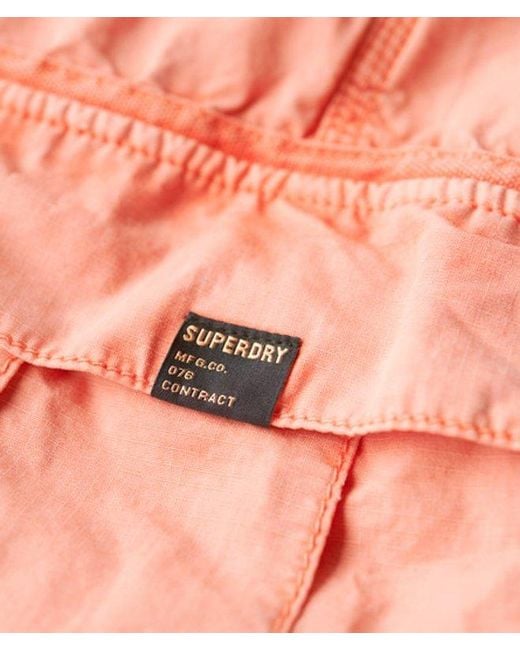 Superdry Red & Co Ladies Classic Low Rise Parachute Cargo Pants