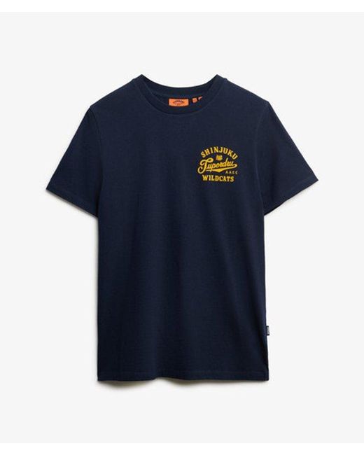Superdry Blue & Co Athletic Relaxed T-shirt for men