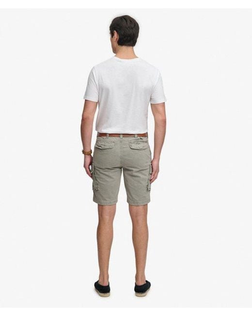 Superdry Core Cargo Shorts in het Gray voor heren