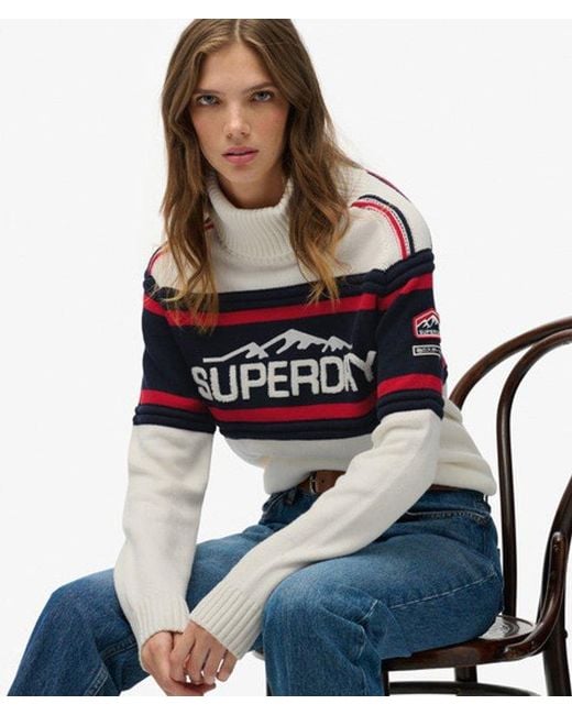 Superdry Apres Ski Coltrui in het Blue