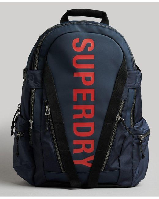 Superdry Mountain Tarp Graphic Backpack Navy in Blue for Men Lyst