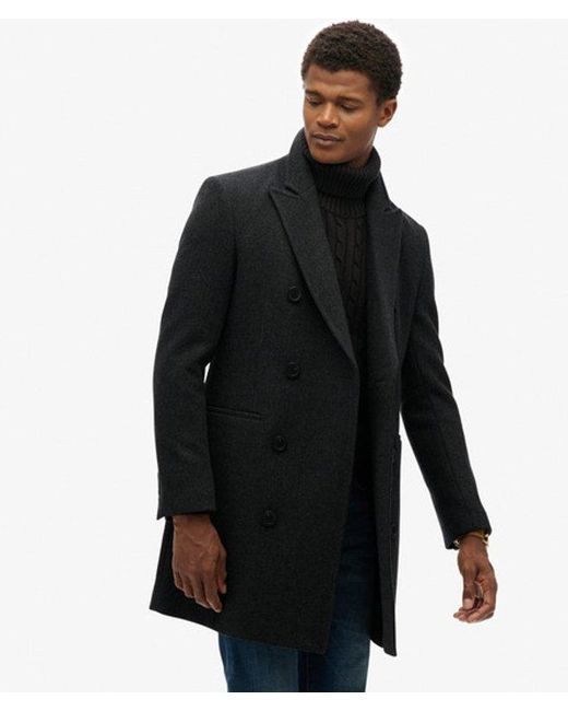 Superdry Black & Co The Merchant Store - Town Coat for men
