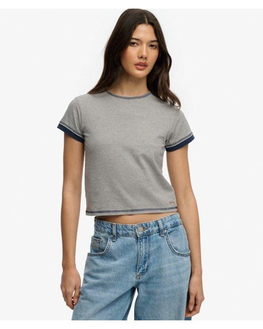 Superdry Gray & Co Athletic Essentials Layered Top
