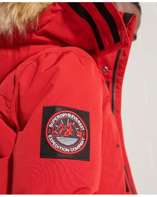 Superdry Red Everest Parka Jacket Expedition for men