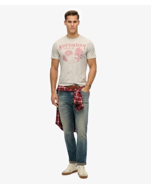 Superdry White & Co Lo-fi Outdoor Mono Relaxed T-shirt for men