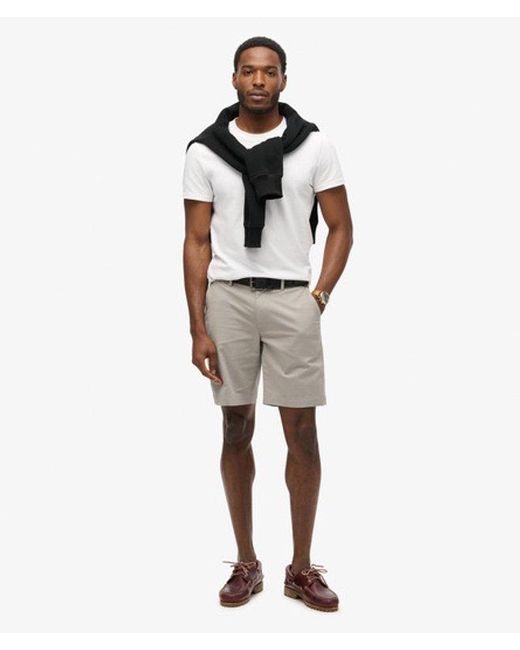 Superdry Gray & Co Stretch Chino Shorts for men