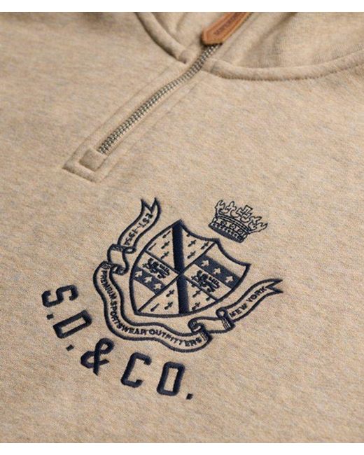 Superdry Natural & Co Country Club Half Zip Sweatshirt