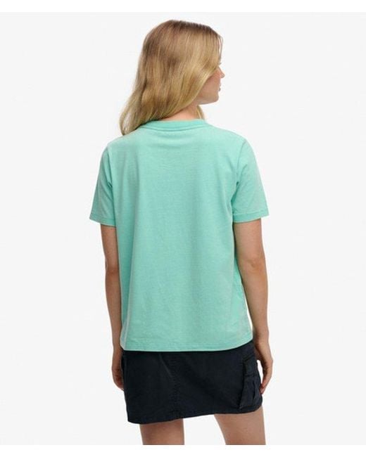 Femme T-Shirt Roadside Trade Coupe Décontractée Taille Superdry en coloris Green