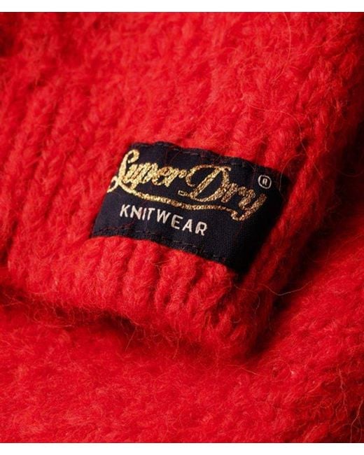Superdry & Co Vintage Textured Crop Knit Jumper