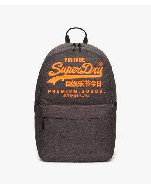 Superdry Gray Heritage Montana Backpack
