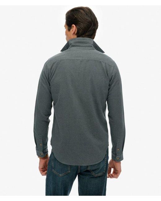 Superdry Gray & Co Trailsman Relaxed Fit Overshirt for men