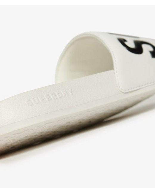 Superdry White & Co Core Pool Sliders