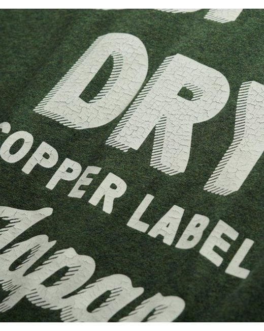 Superdry Green Copper Label Relaxed T-shirt for men