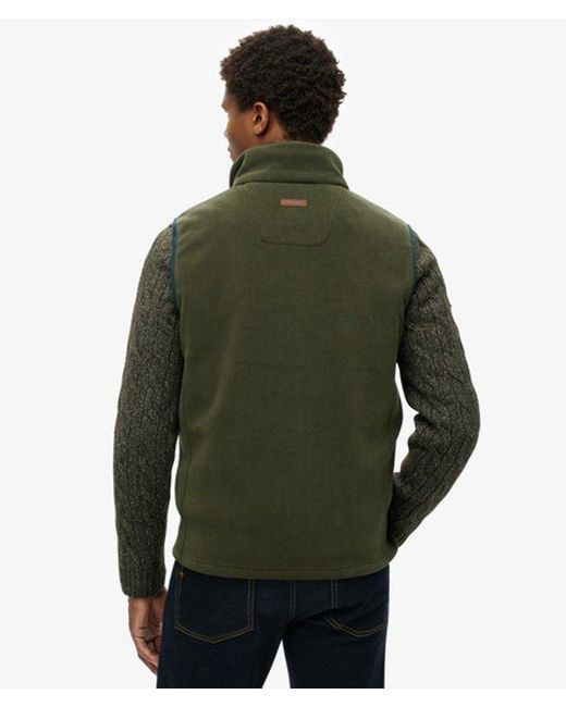 Superdry Natural Estate Fleece Gilet for men