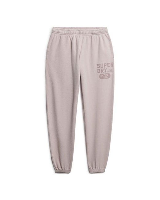 Superdry Natural & Co Ladies Loose Fit Graphic Print Vintage Washed jogger