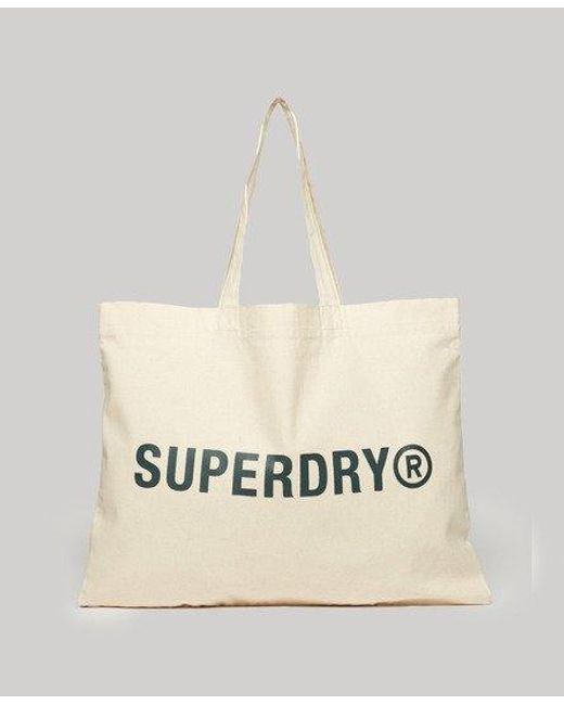 Superdry Natural Logo Print Tote for men