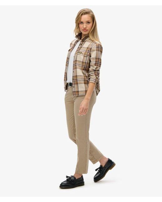 Superdry Natural & Co Mid Rise Chino