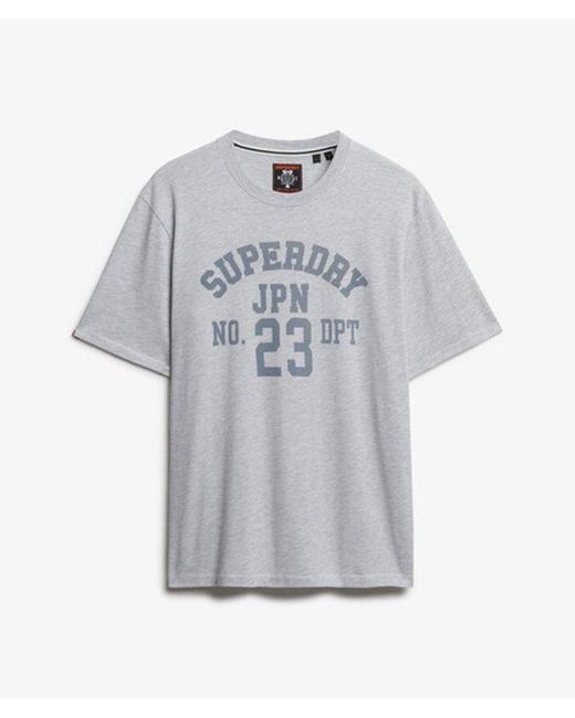 Superdry Gray & Co Vintage Athletic Essential Graphic T-shirt for men