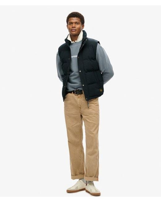 Superdry Blue & Co Everest Non-hooded Gilet for men