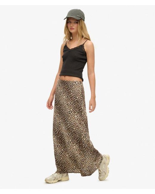 Superdry Natural & Co Column Maxi Skirt