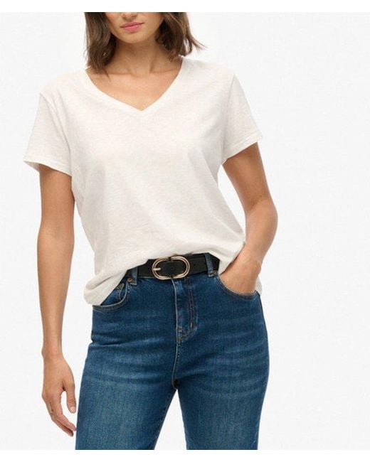 Superdry Blue & Co Organic Cotton High Rise Flare Jeans