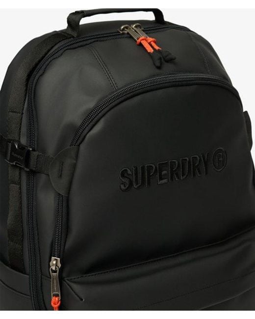Superdry Black & Co Utility Tarp Backpack